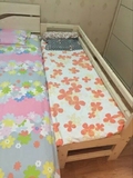 包邮实木加宽床拼接床儿童床松木边床架单人床双人床拼床可定做