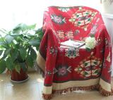 外贸西藏红 纯棉线毯/盖毯/沙发巾沙发垫全盖/桌布/坐垫/软地毯