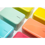 日本Takenaka进口日式便当盒塑料饭盒 儿童学生餐盒微波炉饭盒