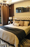 香槟色裥棉菱形欧式现代美式新中式风百搭 样板房间床品4件11件套