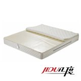 几度 天然乳胶床垫 双人床垫 1.8米 席梦思  弹簧床垫 偏软 818
