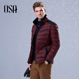 OSA欧莎2016年冬季新款男装羽绒服保暖白鸭绒填充潮男MY408025