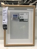 【一饼家北京宜家IKEA代购】莫希伯 立体画框 相框 原木色 30×40