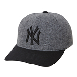 MLB男士春夏帽子女韩国代购MLB正品包邮灰色新款洋基队NY棒球帽子