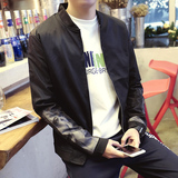春季植物花卉外套精致韩风修身外穿韩版时尚都市男士青少年夹克