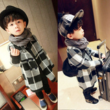韩版儿童潮童装男童春装针织风衣中长款2-3-4-5岁男宝宝毛线外套