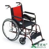三贵MIKI 航太合金轮椅MCV-49JL老年人残疾人轻便折叠手动轮椅车