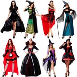 cosplay万圣节服装化妆舞会恐怖成人女巫服装女巫师服女巫婆服装
