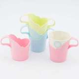 托硅胶茶杯托杯架 纸杯防烫杯套水杯隔热杯垫6个一次性杯子塑料杯