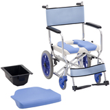 三贵miki轮椅车CS-2航钛铝合金/轻便折叠 免充气胎 老人残疾人