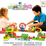 男女孩儿童玩具托马斯小火车套装电动轨道火车大颗粒拼装积木益智