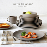 ROYAL DOULTON陶瓷西餐具 创意欧式简约新骨瓷钵体盘碗碟套装