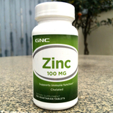 美国GNC健安喜ZINC葡萄糖酸锌片100mg 100粒 生精 提高精子活力