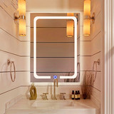高档浴室镜卫生间无框LED灯镜壁挂悬挂洗手间厕所灯镜卫浴镜子