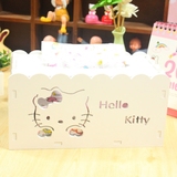 包邮可爱KITTY创意简约木塑板纸巾盒客厅餐桌纸巾抽抽纸盒