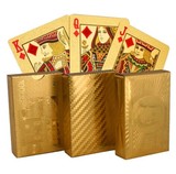 金箔扑克牌 金色塑料扑克牌 黄金扑克收藏扑克牌 土豪金扑克