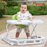 Pouch多功能婴儿U型学步车正品宝宝儿童学步车防侧翻可折叠助步车