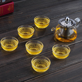 加厚创意耐热玻璃茶具透明过滤不锈钢内胆花草水果花茶壶礼盒套装