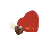 香港代购 godiva歌帝梵巧克力红色心形礼盒结婚喜糖2颗装50盒起定