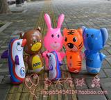 不倒翁儿童充气不倒翁兔子猪企鹅熊大充气玩具儿童发泄玩具