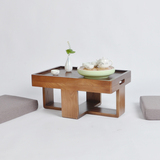 随园创意实木榻榻米茶几日式阳台飘窗小桌子现代简约炕桌和室茶桌