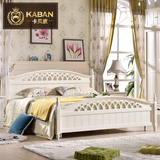 卡贝班韩式床1.8米双人床高箱床公主床白色婚床欧式家具1.5米床