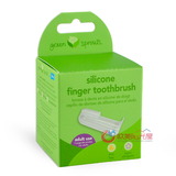 现货:美国GreenSprouts 小绿芽 硅胶乳牙牙刷 婴儿宝宝手指套牙刷
