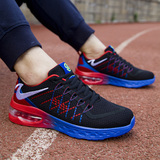 夏季男童运动鞋学生男大童跑步鞋透气网面青少年蓝球鞋36 37小码