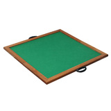 御圣木质手动折叠式麻将桌面台面家用便携设计正方形麻将牌桌80cm