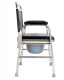 锈钢座便椅坐便椅老人坐厕椅洗澡椅移动马桶坐便器老年人家用 不