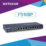 顺丰全新美国 Netgear/网件 FS108P 8个10/100含4个 PoE口交换机