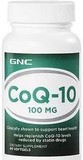 美国原装GNC辅酶Q10软胶囊100mg60粒保护心脏抗氧化抗衰老