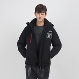 NBA韩国代购专柜正品黑色时尚男女保暖挡风羽绒服新款加厚包邮