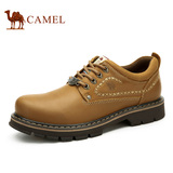 Camel/骆驼工装鞋 春季新款真皮耐磨系带男鞋大头鞋
