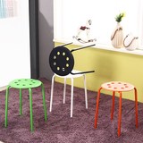 塑料凳子加厚成人高凳椅子特价家用时尚创意小板凳现代简约餐桌凳