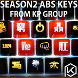【KP】ABS个性透光键帽 F区esc R4高度 数字区 机械键盘字透键帽