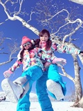 特价2015冬GSOU SNOW滑雪服 女款单板双板韩国防风防水保暖滑雪衣