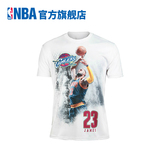NBA  骑士队詹姆斯 男士运动篮球休闲短袖T恤 LW0190AA