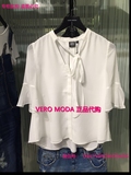 正品 VERO MODA 31626W504023 31626W504 雪纺系带名媛风 衬衫