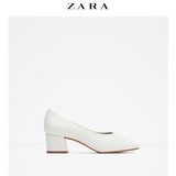 ZARA 女鞋 真皮低跟芭蕾鞋 12224101002