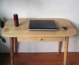 欧式简约电脑桌小户型单人实木电脑桌书房卧室简易书桌环保办公桌