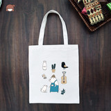 日韩文艺帆布包女单肩包简约森系学生环保袋韩国女包春手提购物袋