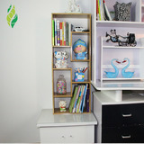 竹玲珑特价多格书柜台面儿童书架书房柜 厨房置物架收纳实木隔板