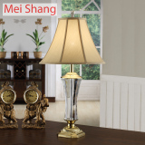 【MeiShang】美式纯铜灯具 欧式客厅灯卧室灯床头灯水晶台灯2382