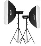神牛DP600W双灯套装 摄影灯影棚影视闪光柔光箱人像服装拍摄器材