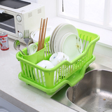 碗盘架塑料厨房沥水碗架碗筷餐具收纳盒碗碟架滴水碗架置物架家用