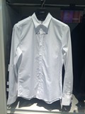 Amazing Prase原创男装刺绣白衬衫2015冬装打底衫修身100%全棉