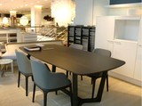 北欧实木餐桌椅组合长方形宜家简约现代吃饭桌子小户型水曲柳餐台