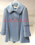 名典屋专柜正品代购 2015年冬装新款中褛羊毛羊绒大衣E1540Z573