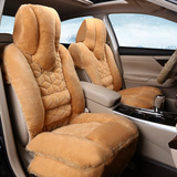 大众朗逸福克斯汽车通用坐垫新款冬季短毛绒保暖时尚全包加厚座垫